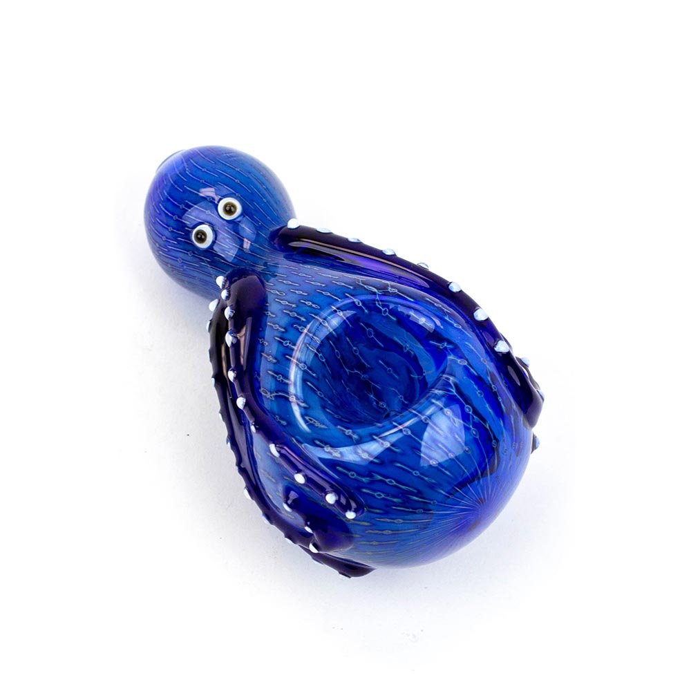 4&quot; Glass Octopus Pipe - inhalco