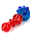 4.5" Softglass Hand Pipe 2pcs - inhalco