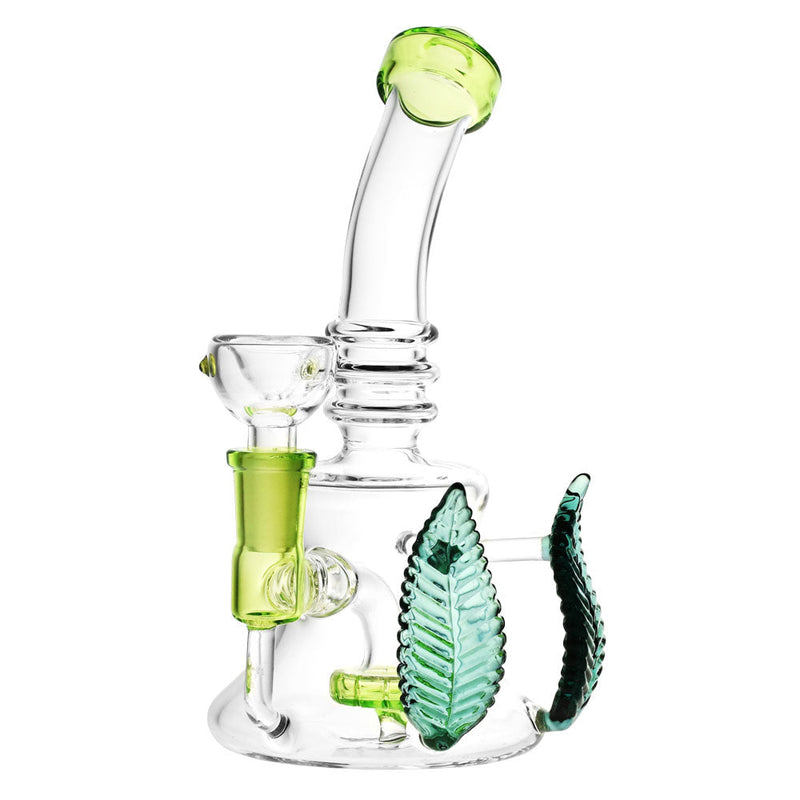 Leaf Handle Glass Bong INHALCO