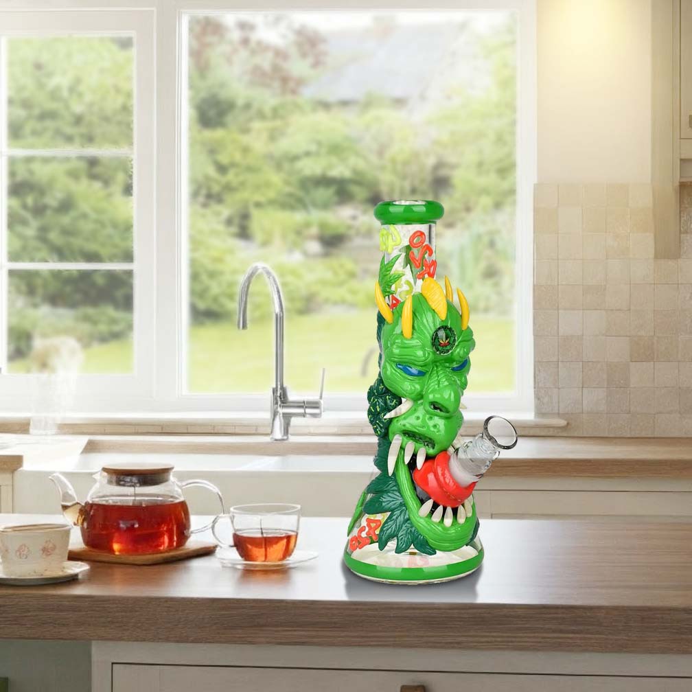 420 Dragon Glass Bong