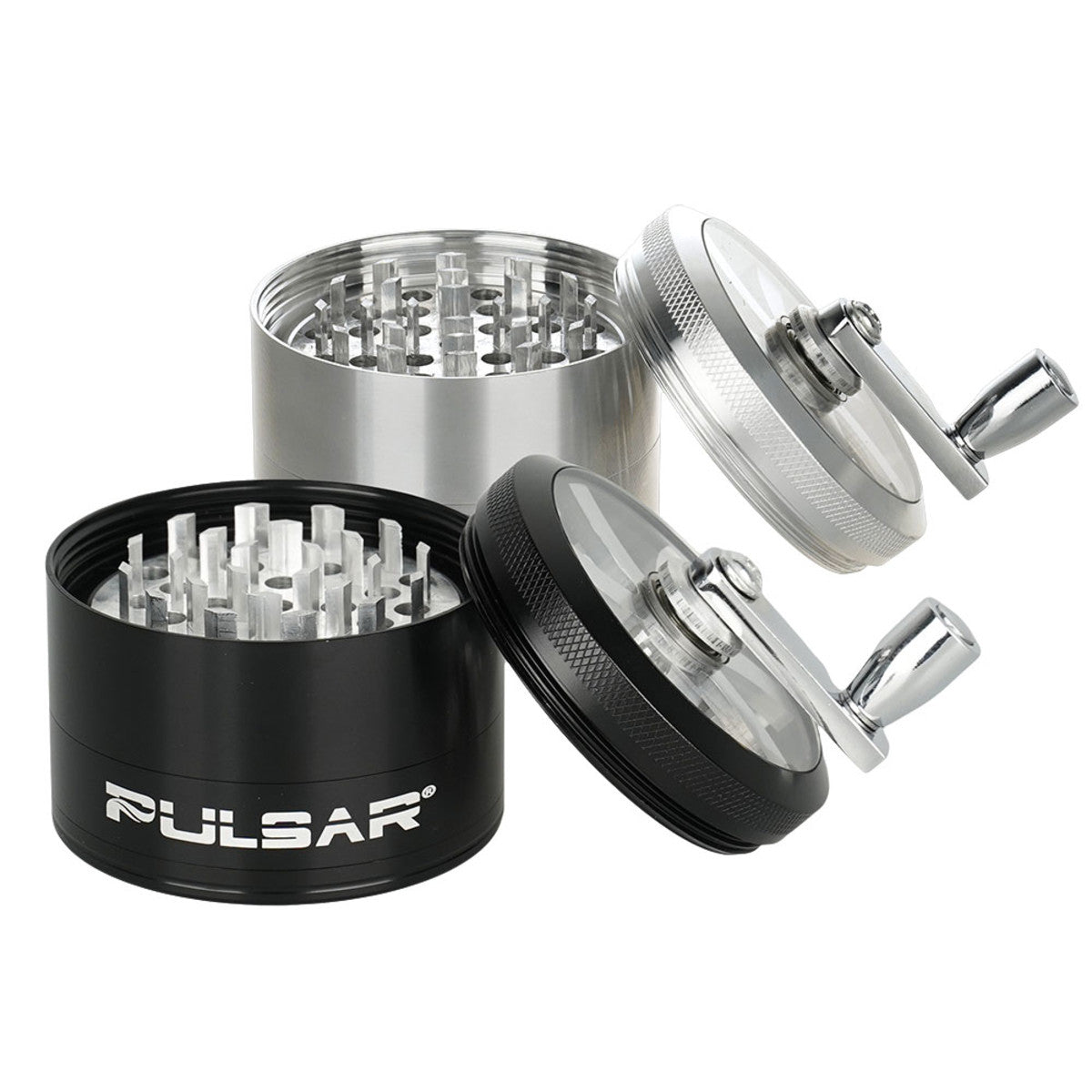 Pulsar Aluminum Crank Grinder 4pc