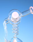 11" Spiral Mushroom Recycler Water Bong with Circ Perc