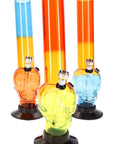 Tri-Color Pop Acrylic Bong 10″
