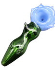 5" Glass Rose Pipe - INHALCO