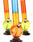 Tri-Color Pop Acrylic Bong 10″