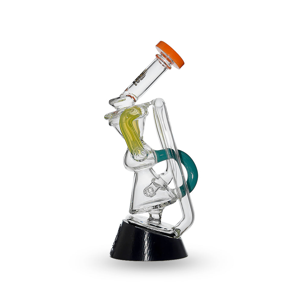 Puffco Peak Recycler Glass Replacement Contrasting Color Accent