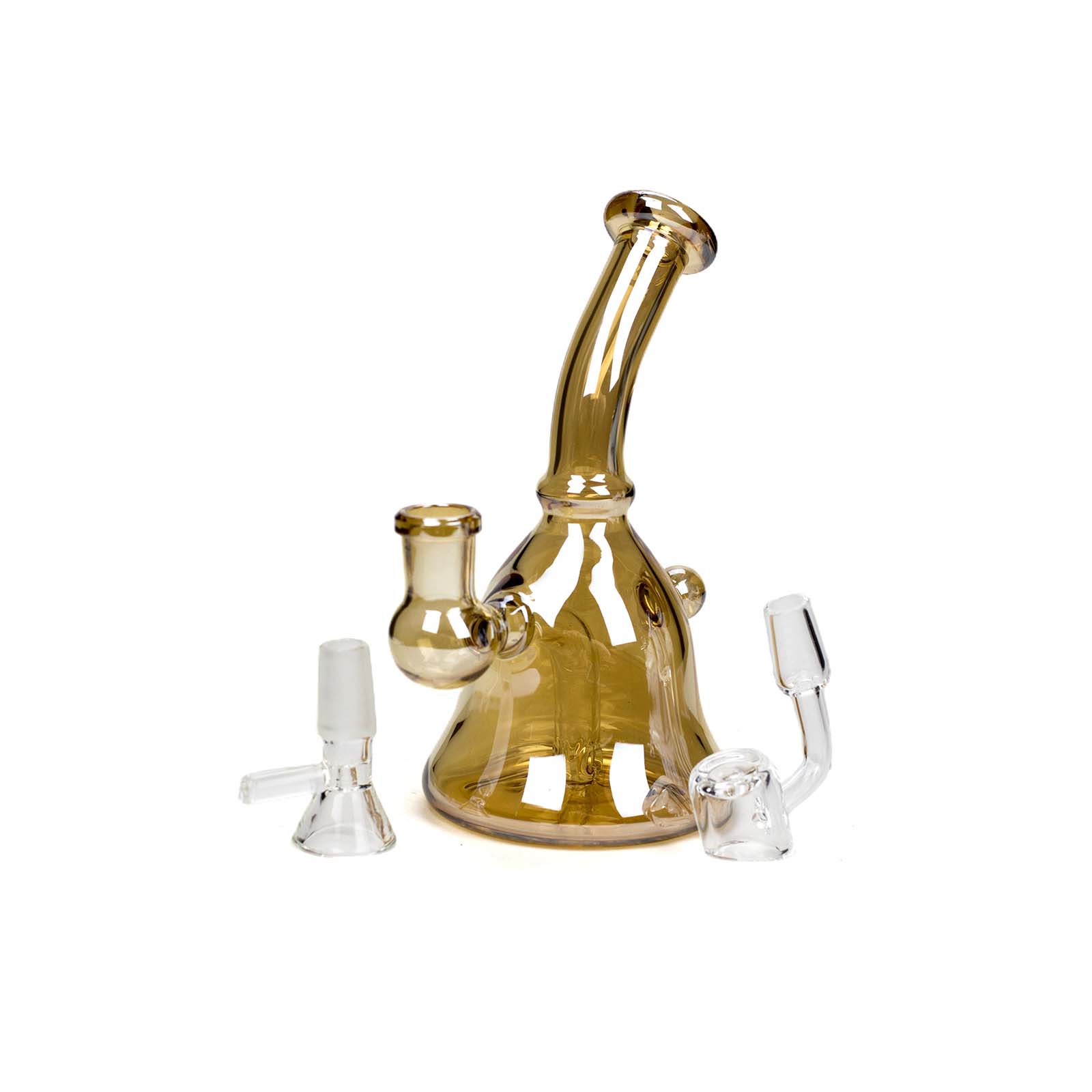 6&quot; Bell Metallic Tinted Bubbler