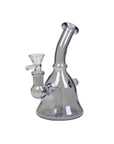 6" Bell Metallic Tinted Bubbler