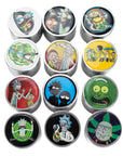 63mm Cartoon Design 4 Parts Aluminium Grinder-Assorted_0