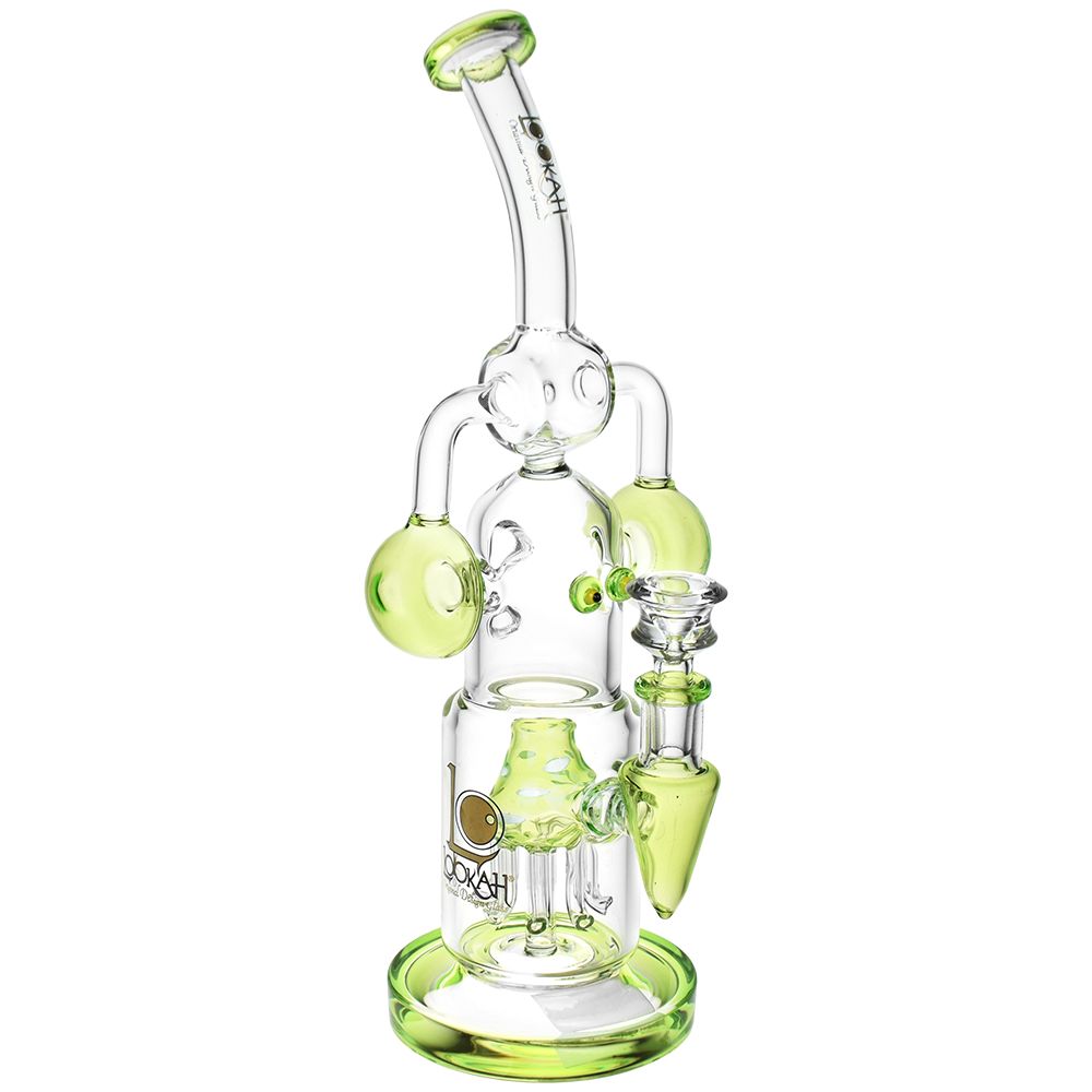 Lookah Glass Robot Recycler Water Pipe 12.5&quot;