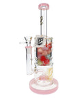 6B Glass Filled Chamber Showerhead Perc Bong