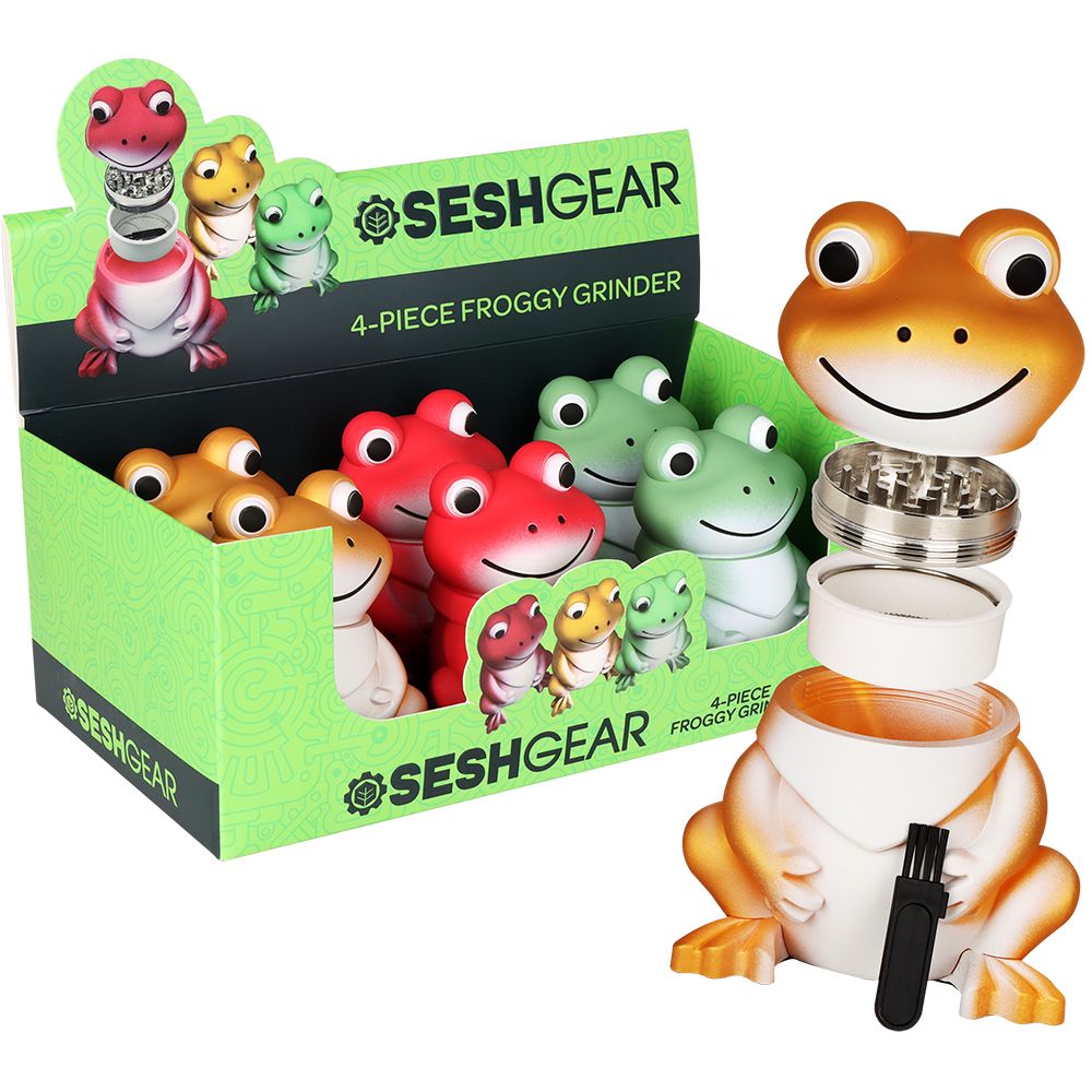 6CT SeshGear Froggy Grinder 1.75"