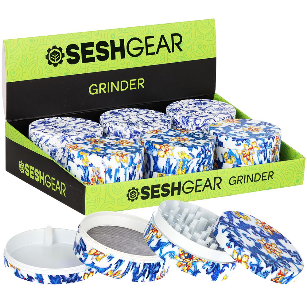 6CT SeshGear Vintage Aluminum Grinder 2.5"