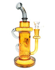 6B Glass 10″ Recycler Bong Showerhead Perc
