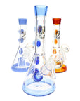 6B Glass Double Showerhead Bong 3Pcs