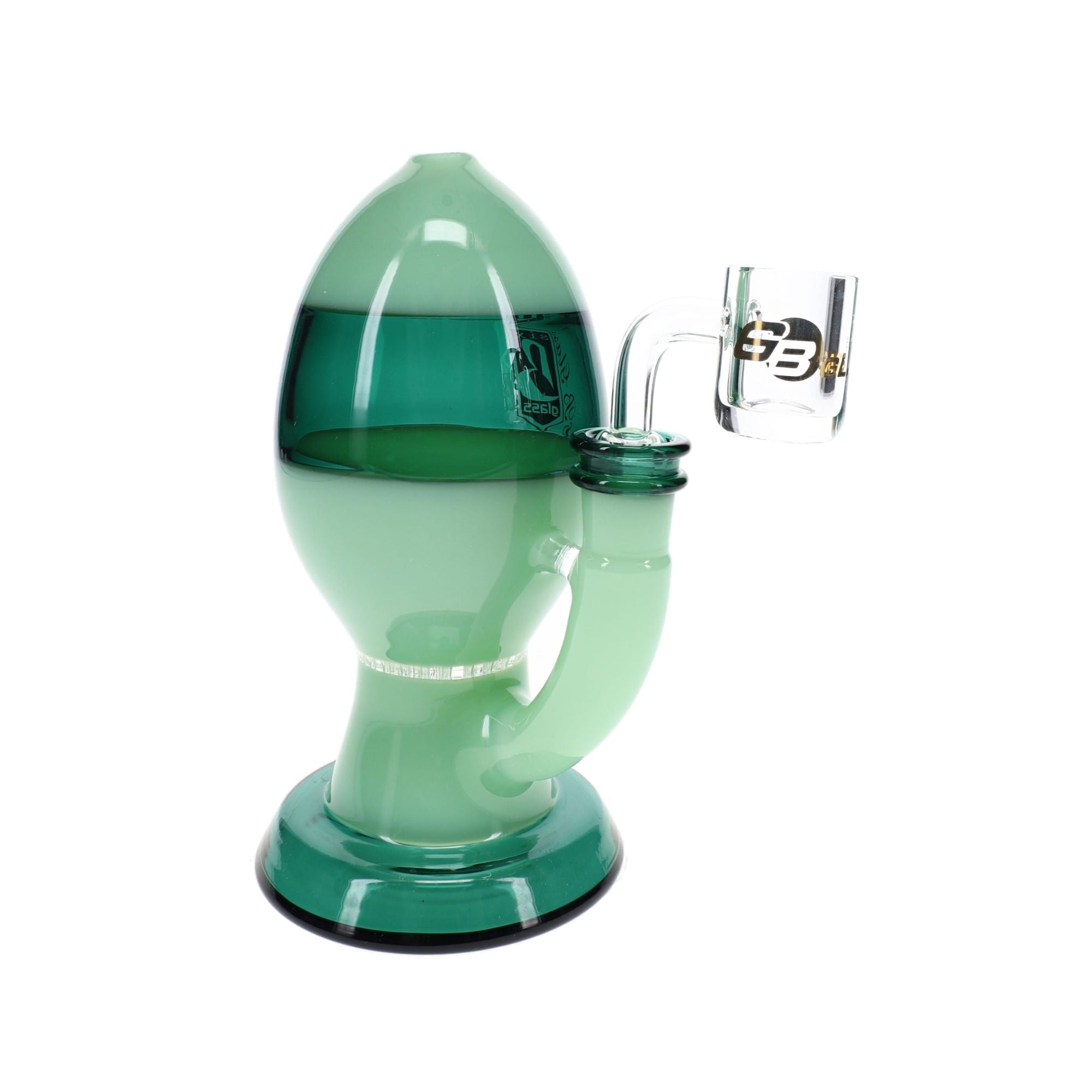 6B Glass Egg Dab Rig Honeycomb Perc