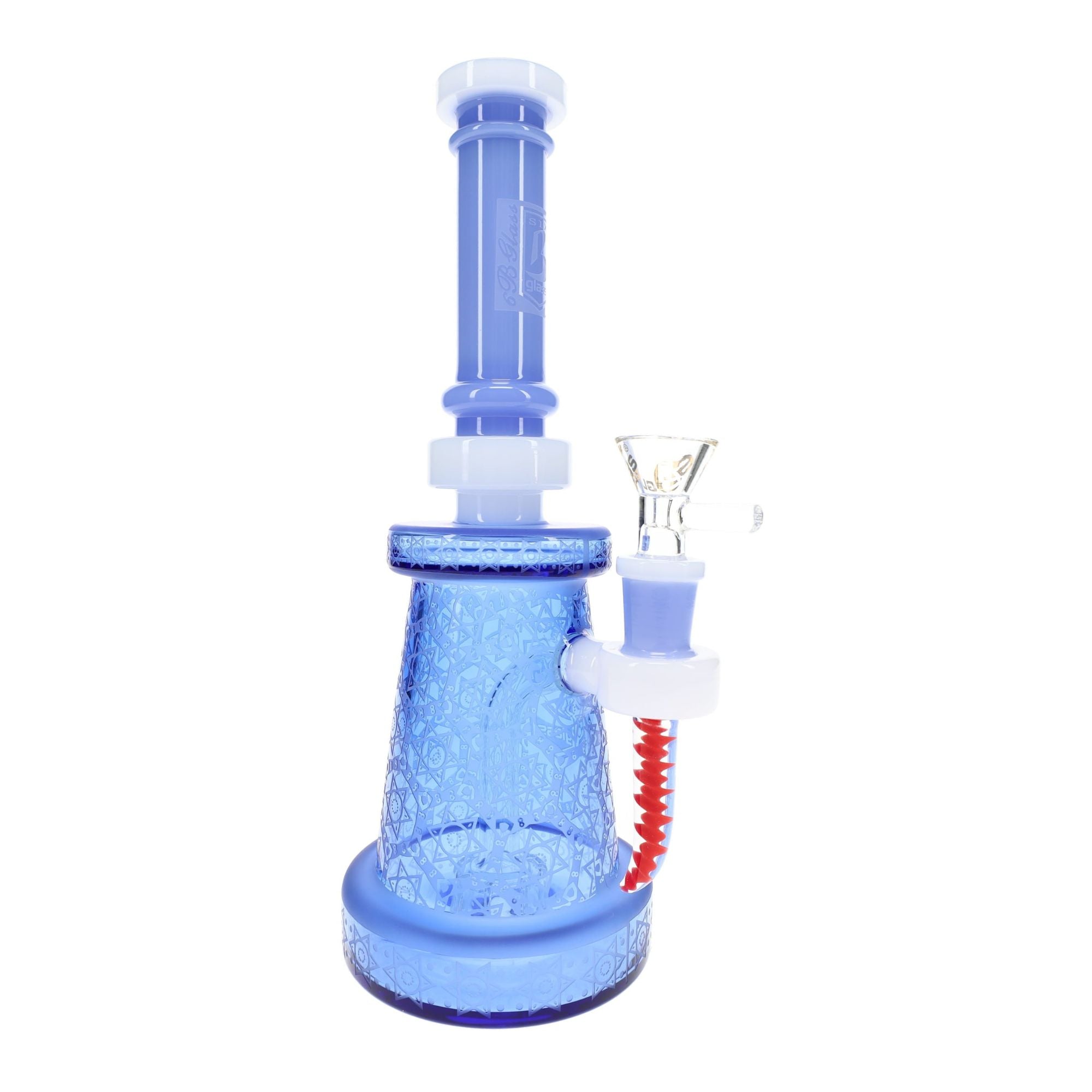 6B Glass Frosted Star Water Pipe