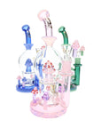 6B Glass Mushroom Water Pipe 10″