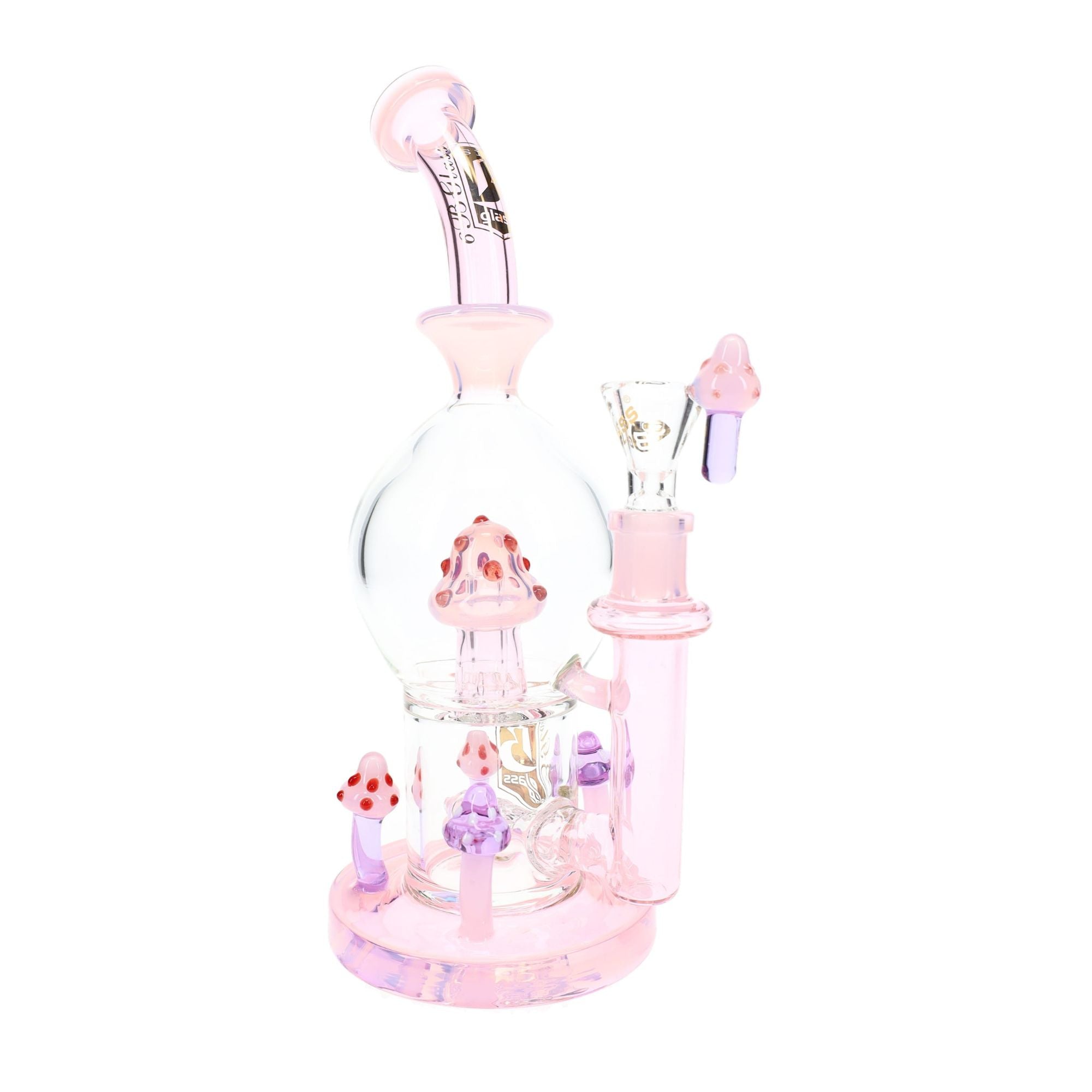 6B Glass Mushroom Water Pipe 10″