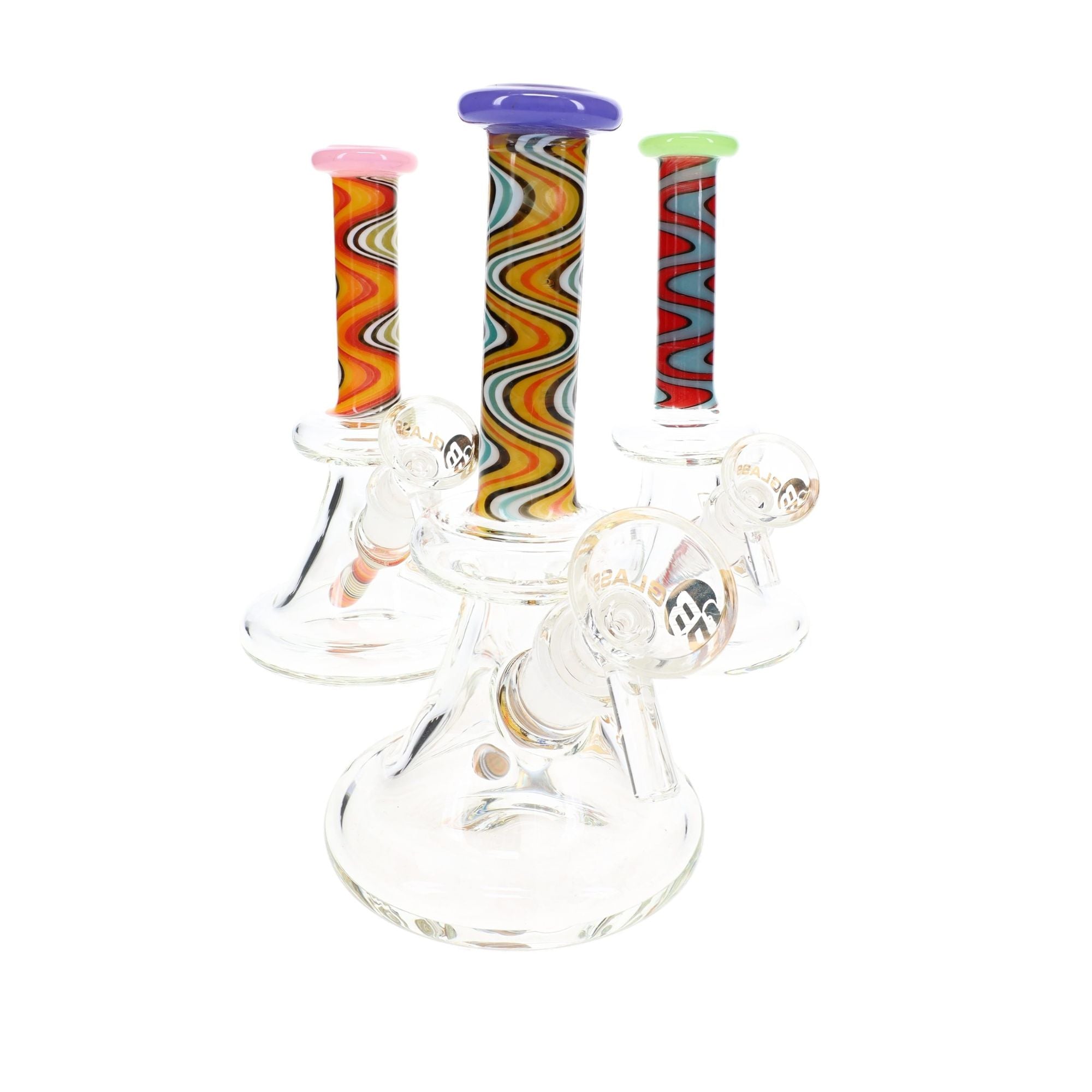 6B Glass Reverse Glass-on-Glass Bong 6″