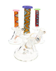 6B Glass Reverse Glass-on-Glass Bong 6″