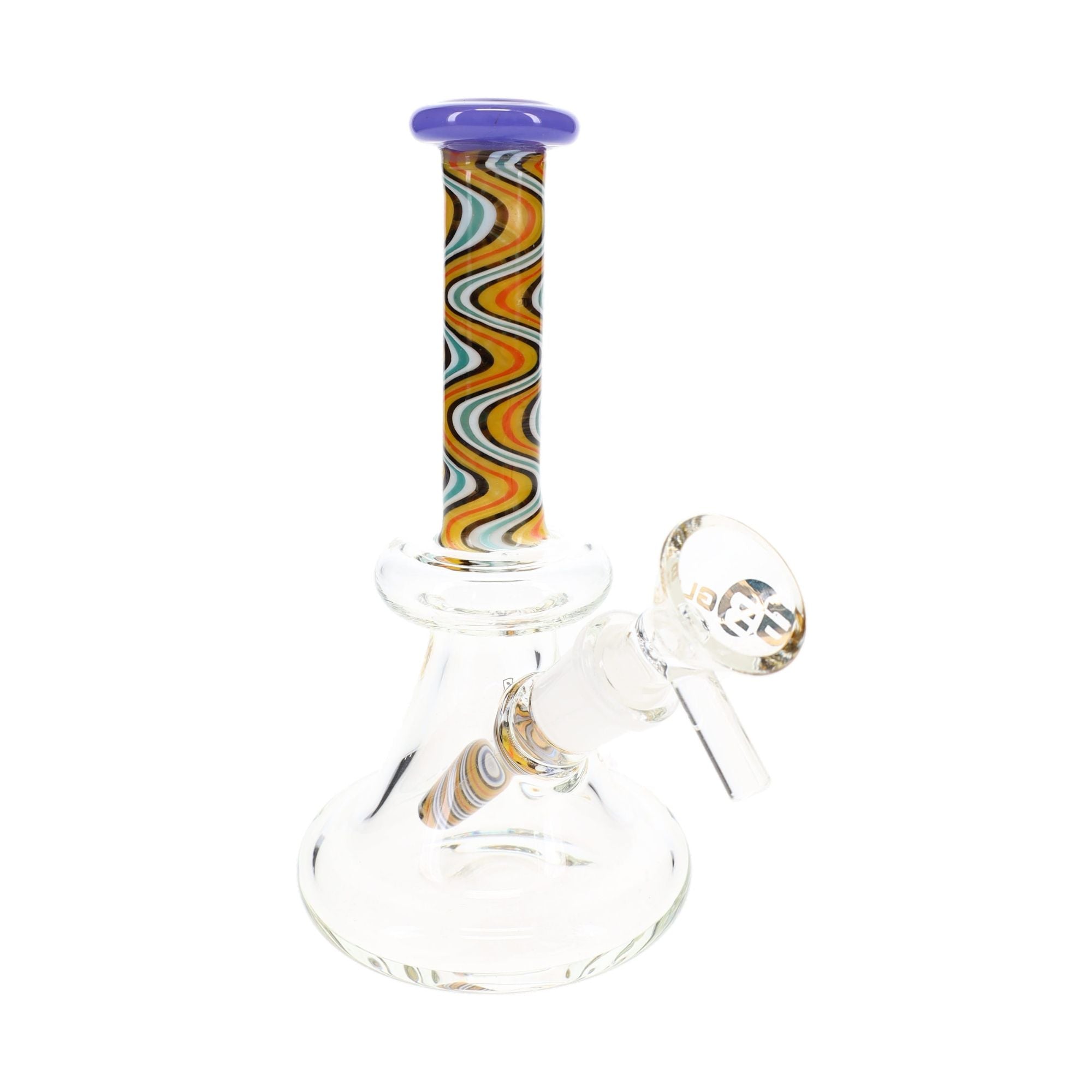 6B Glass Reverse Glass-on-Glass Bong 6″