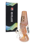 6B Glass Silver Fumed Color Changing Bong 6″