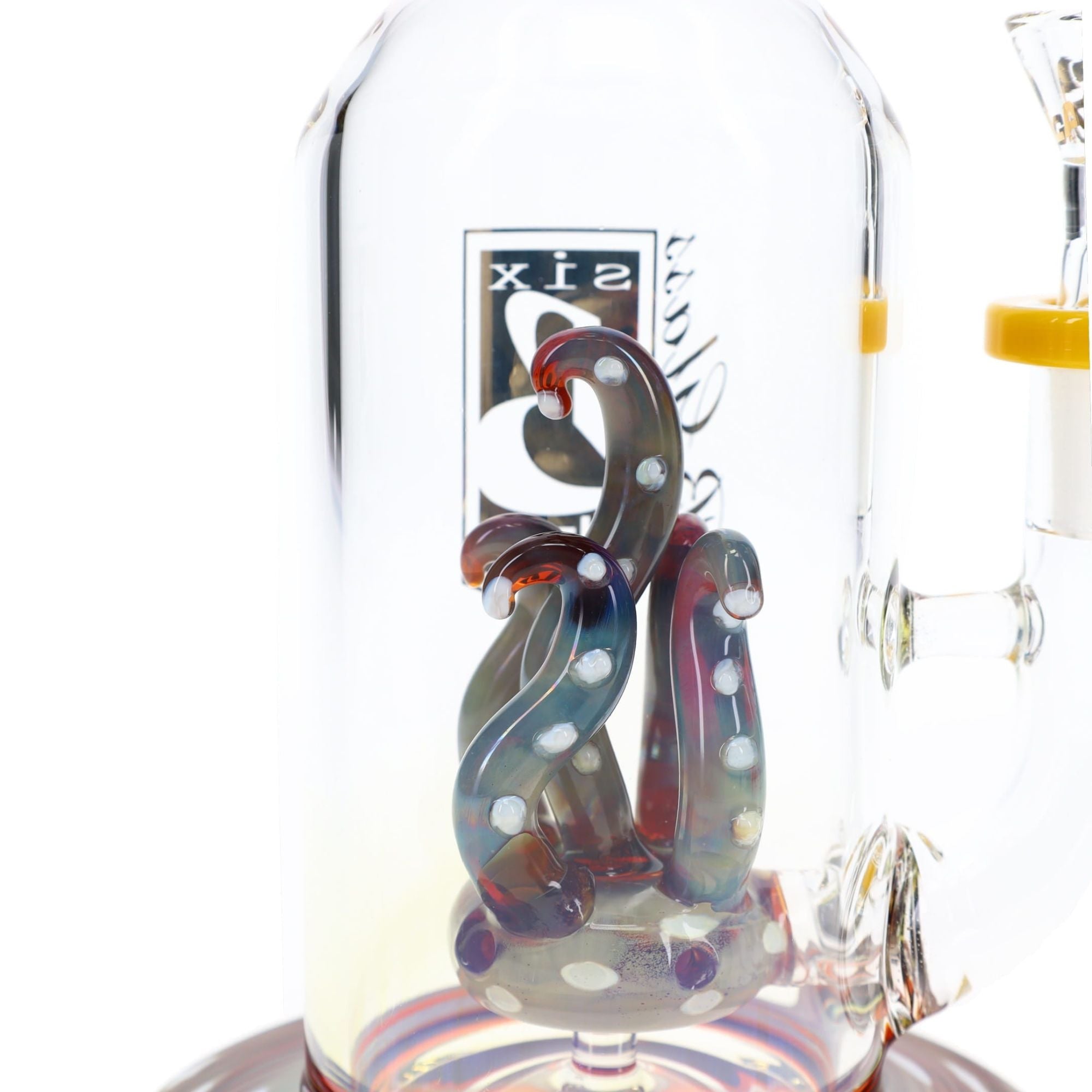 6B Glass Silver Fumed Stemless Bong