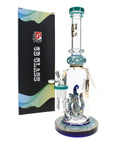 6B Glass Silver Fumed Stemless Bong