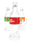 6B Glass Soda Bottle Water Pipe