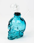 6" Soft Glass Skull Bong - INHALCO