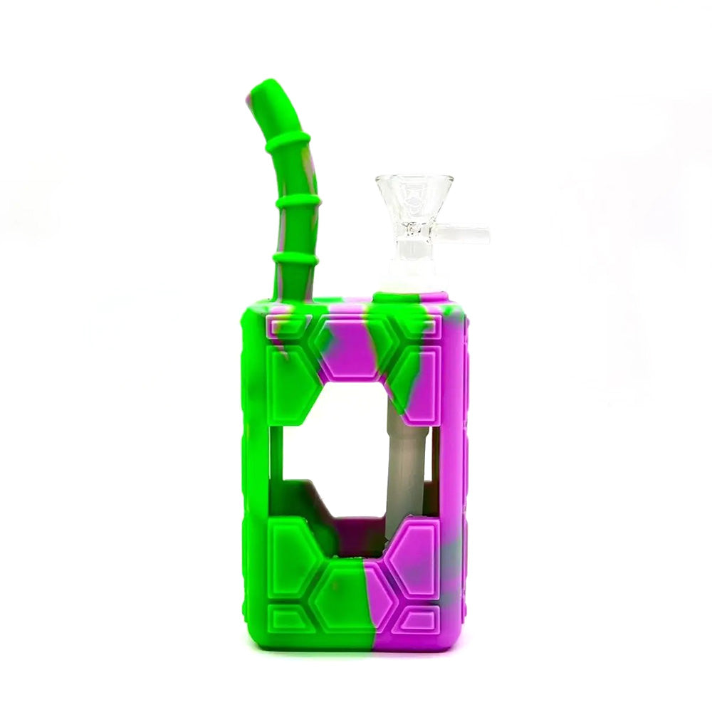 7&quot; Silicone Juice Box Bong Kit - inhalco