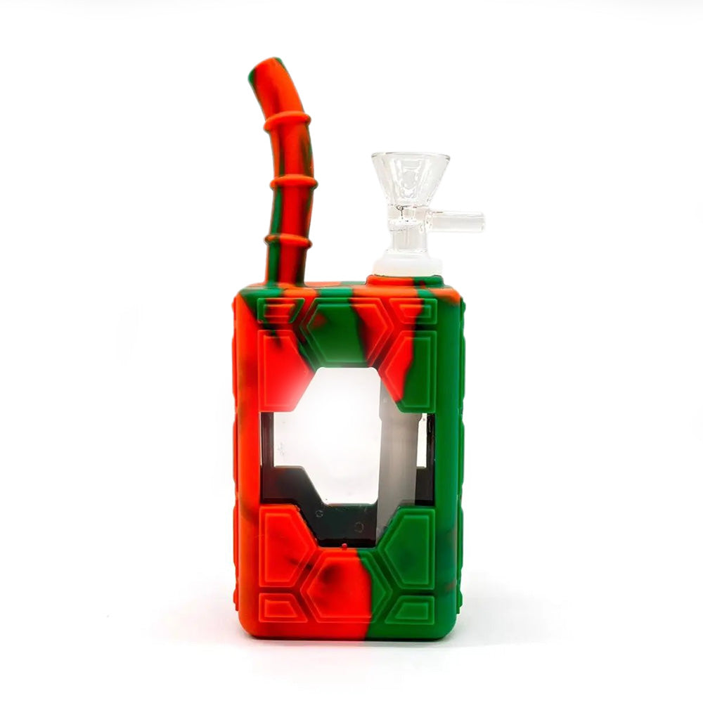 7" Silicone Juice Box Bong Kit - inhalco