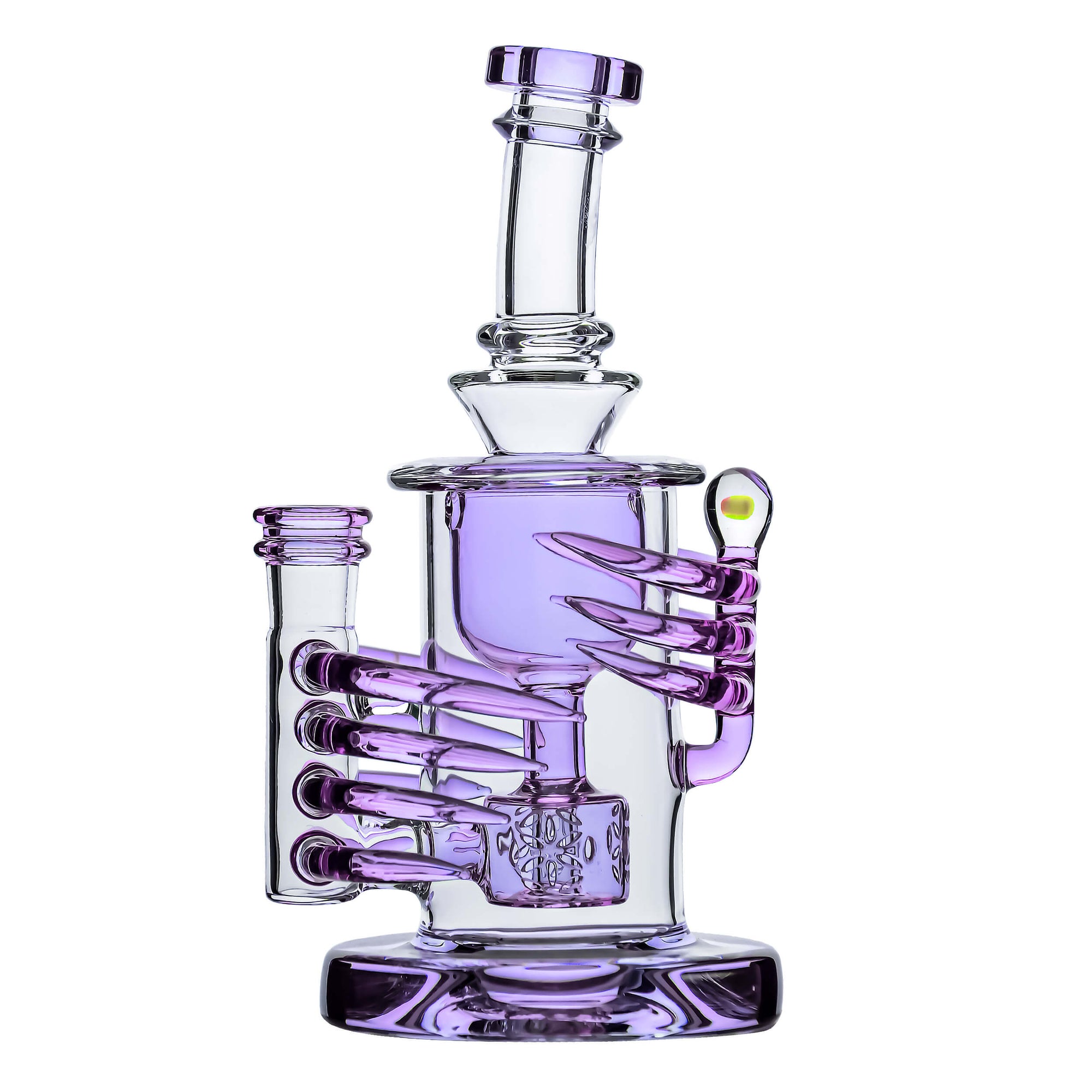 7" Horn Torus Dab Rig purple