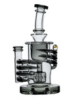 7" Horn Torus Dab Rig transparent black