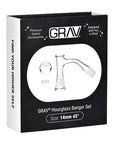 GRAV Hourglass Quartz Banger Set 4Pcs