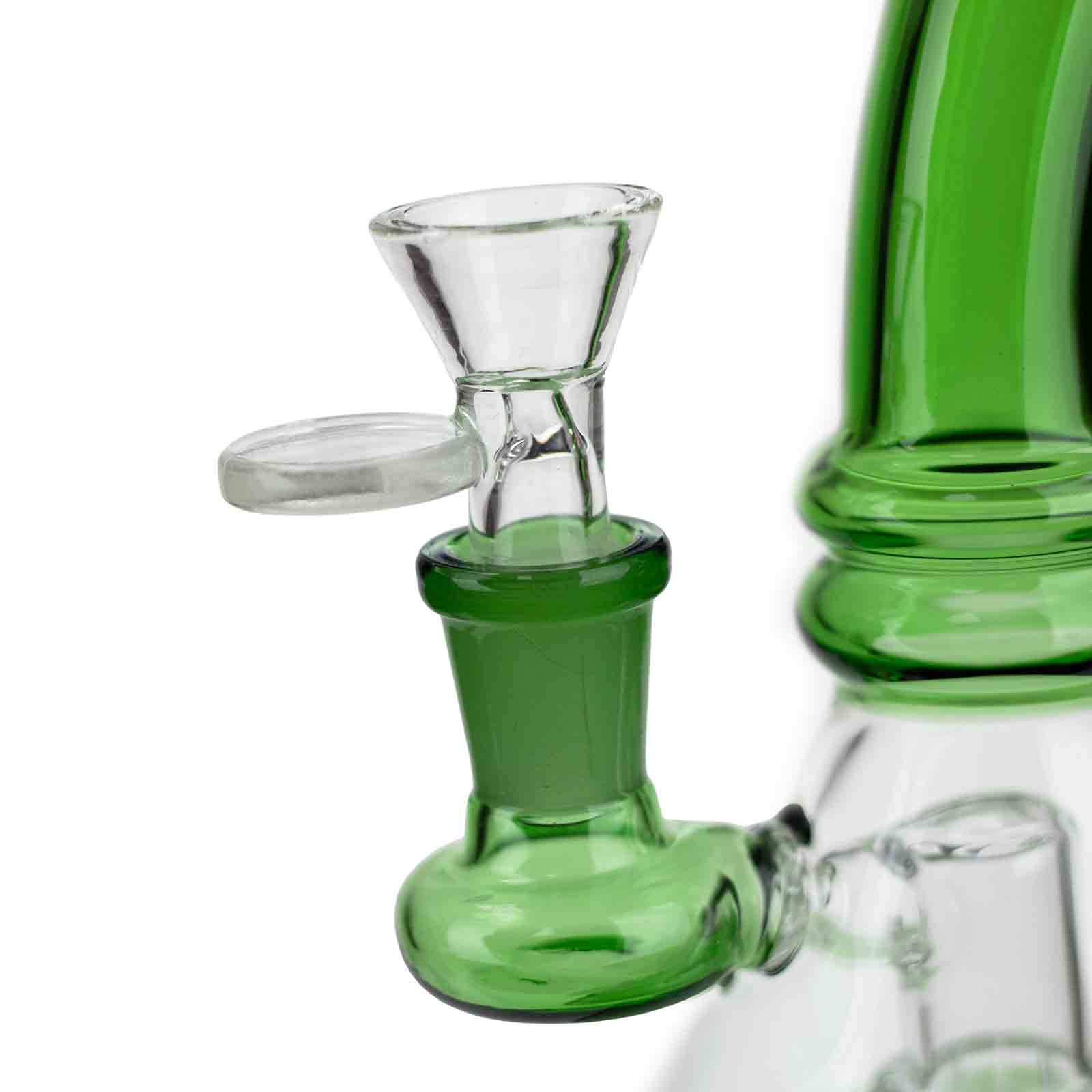 7&quot; Color Glass Bent Neck Bong - INHALCO