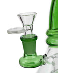 7" Color Glass Bent Neck Bong - INHALCO