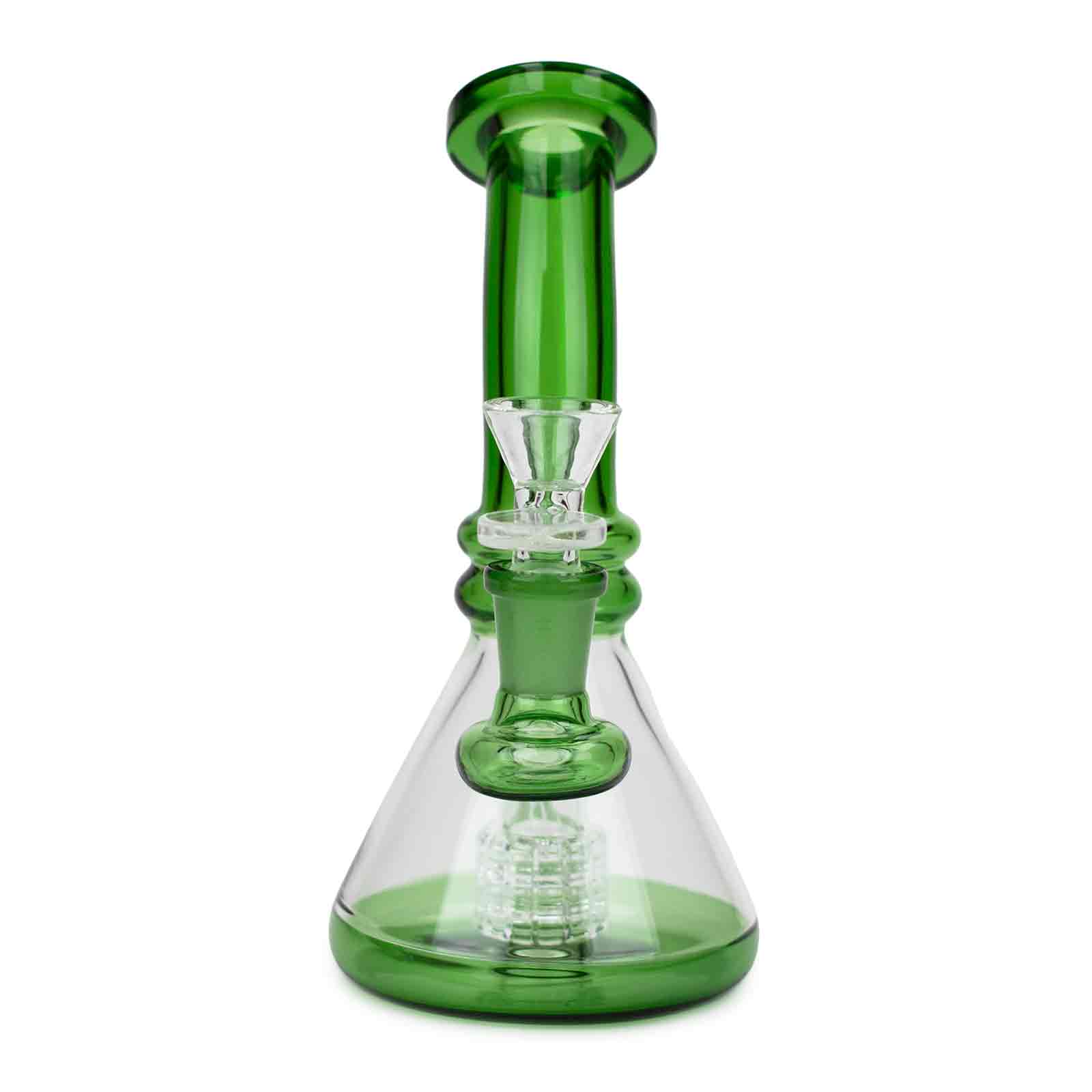 7&quot; Color Glass Bent Neck Bong - INHALCO