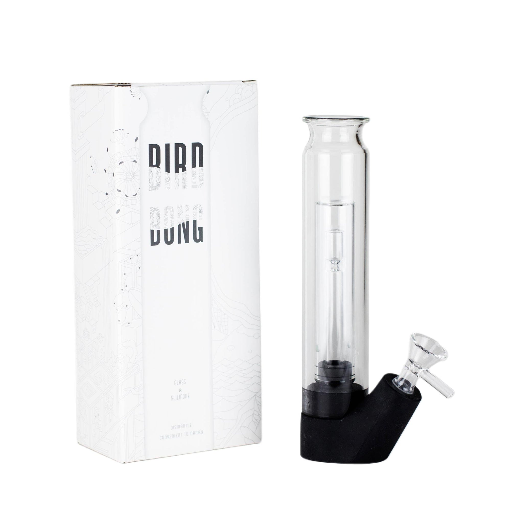 8" Easy Clean Bird Bong New Design - inhalco