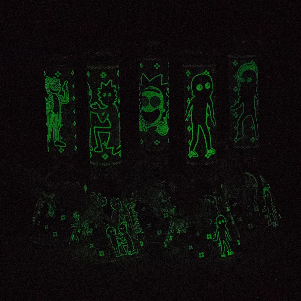 8&quot; Glow In The Dark Cartoon Bongs - inhalco