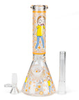 8" Glow In The Dark Cartoon Bongs - inhalco