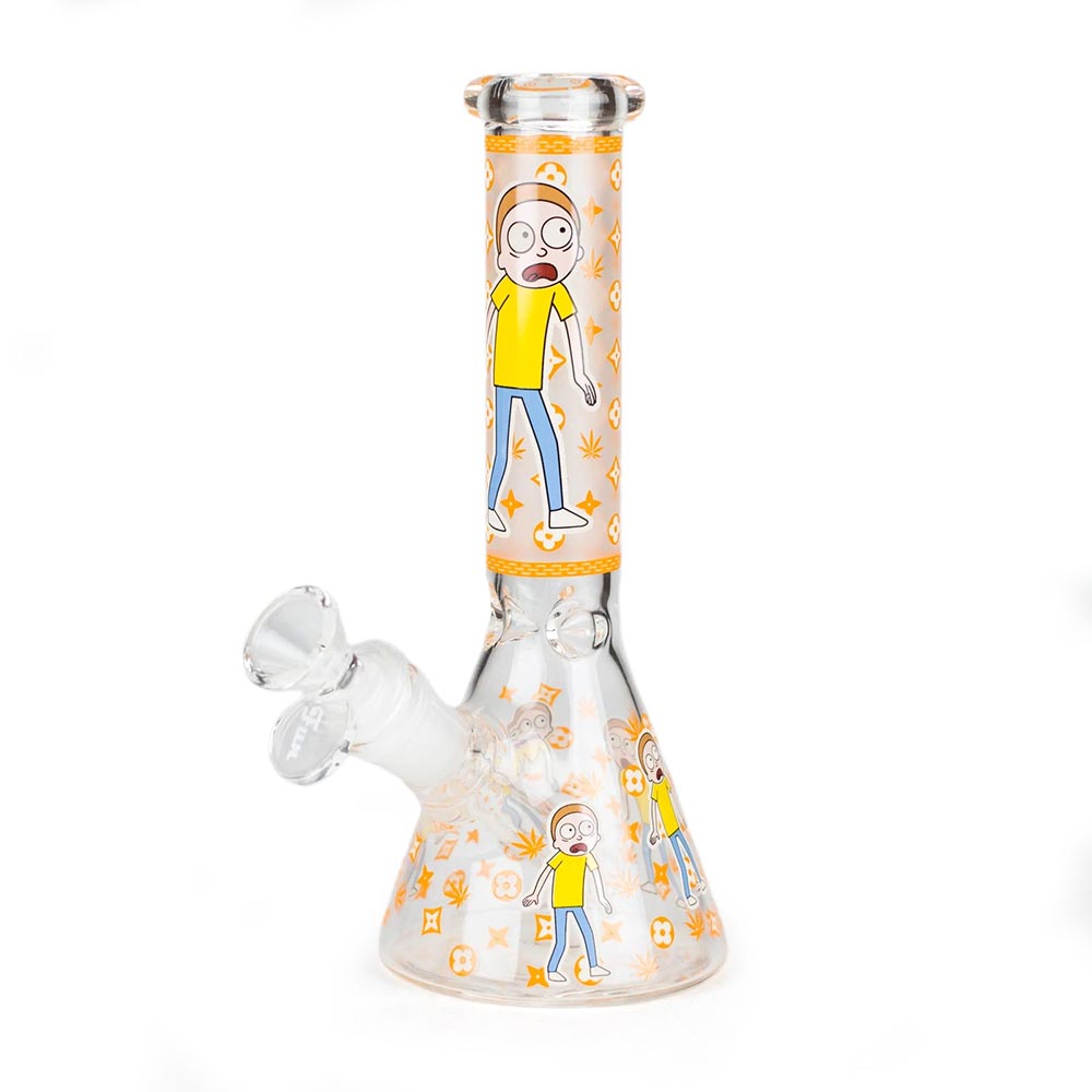 8" Glow In The Dark Cartoon Bongs - inhalco