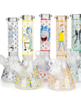 8" Glow In The Dark Cartoon Bongs - inhalco