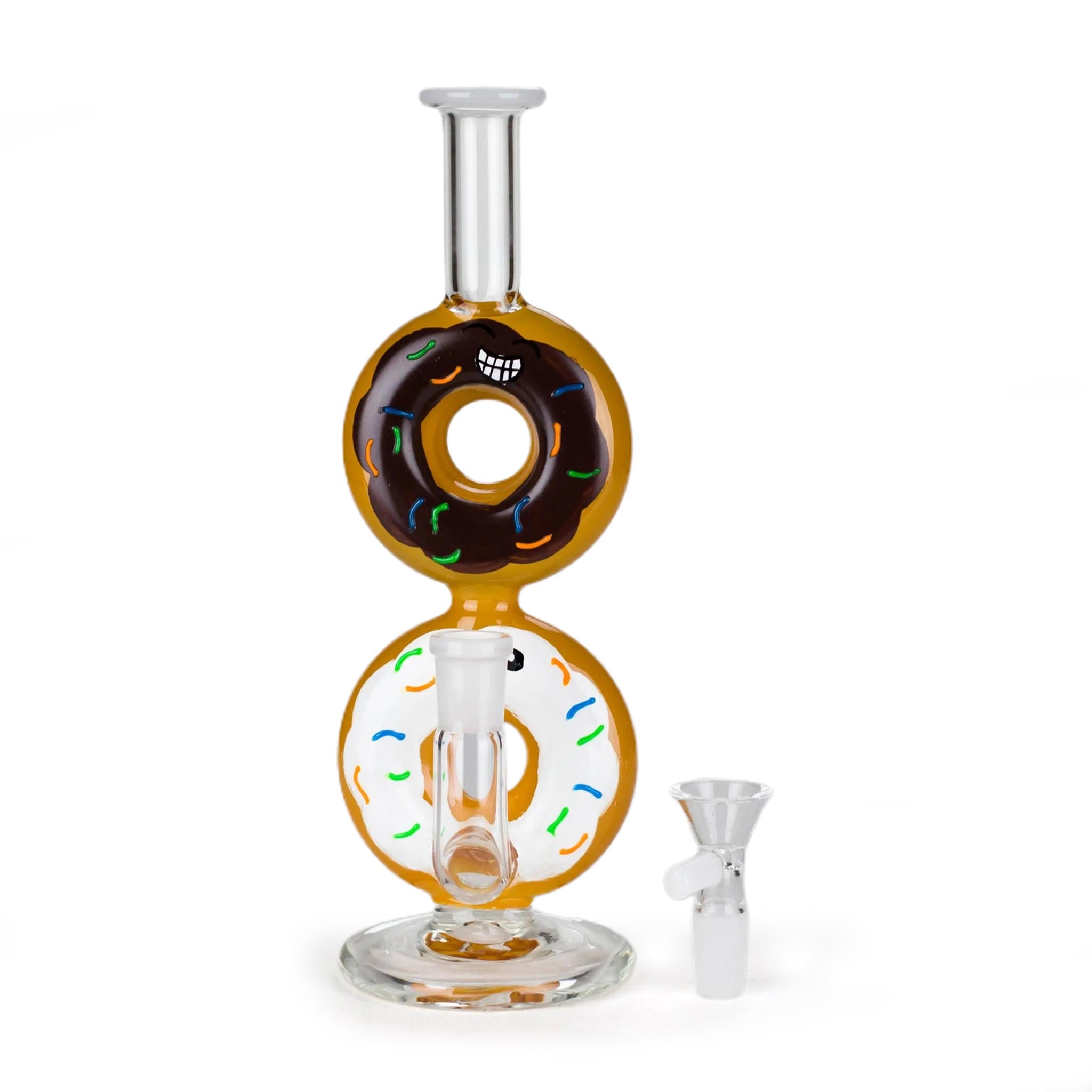 8.75&quot; Double Donut Bong - inhalco