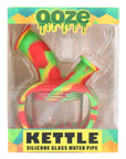 Ooze Kettle Silicone/Glass Bubbler Dab Rig