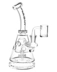 Bent Neck Pyramid Rig Slitted Disc Percolator