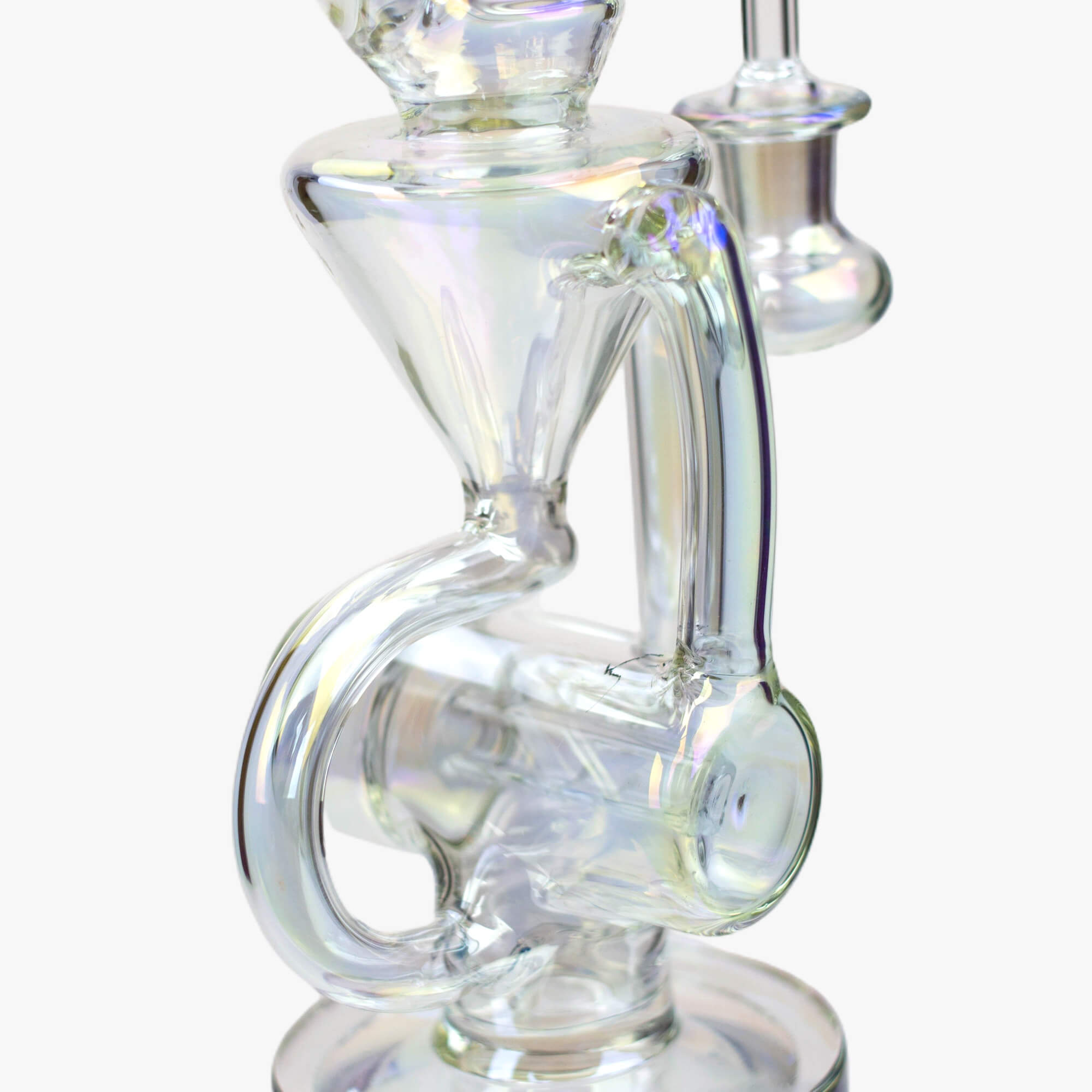 8&quot; Eelectroplated Glass Recycler Rig - INHALCO