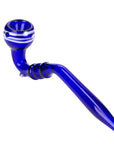 8" Gandalf Blue Glass Hand Pipe Pack of 2 - INHALCO