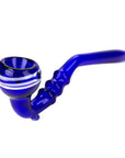 8" Gandalf Blue Glass Hand Pipe Pack of 2 - INHALCO
